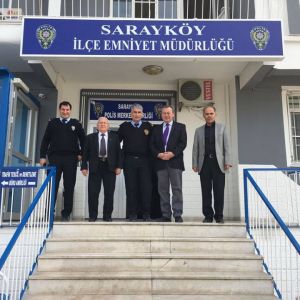 SARAYKÖY İLÇE EMNİYET MÜDÜRLÜĞÜNE ZİYARET