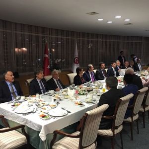 EKONOMİ BAKANI NİHAT ZEYBEKÇİ YE ZİYARET