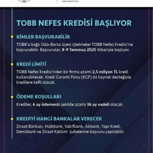 TOBB NEFES KREDİSİ
